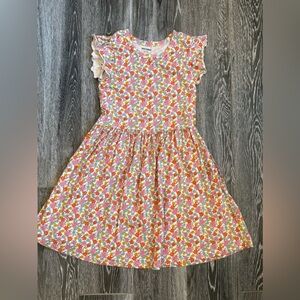 Old Navy Floral Kids Dress with Ruffle Sleeves